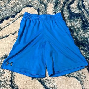 Blue Under Armour, size youth medium.